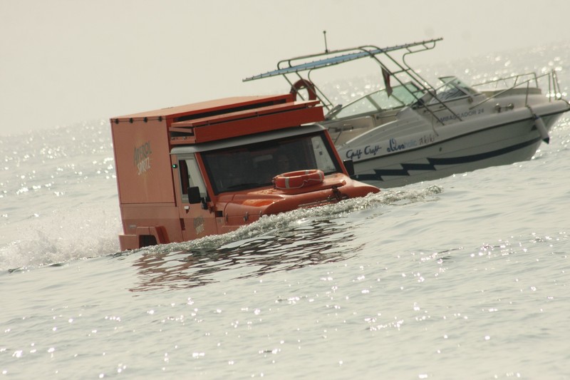 Aperol Spritz Amphibious Car