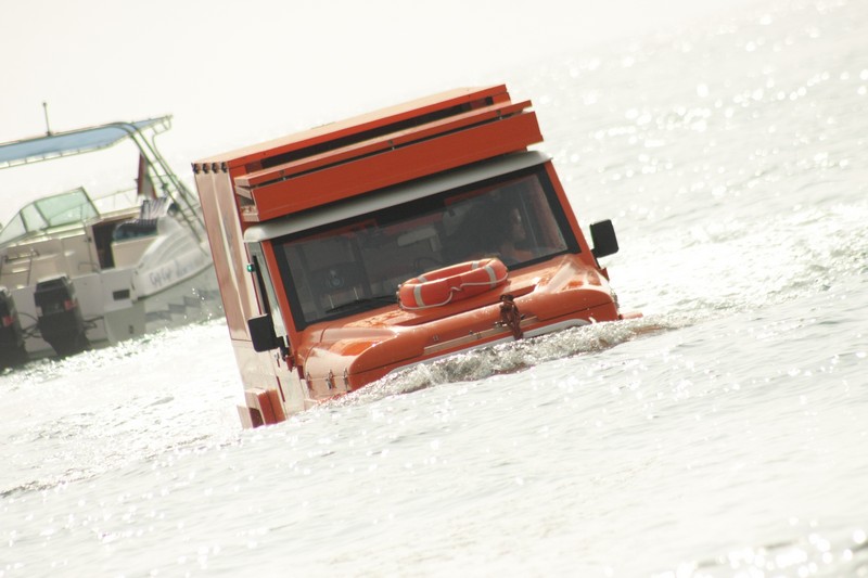 Aperol Spritz Amphibious Car