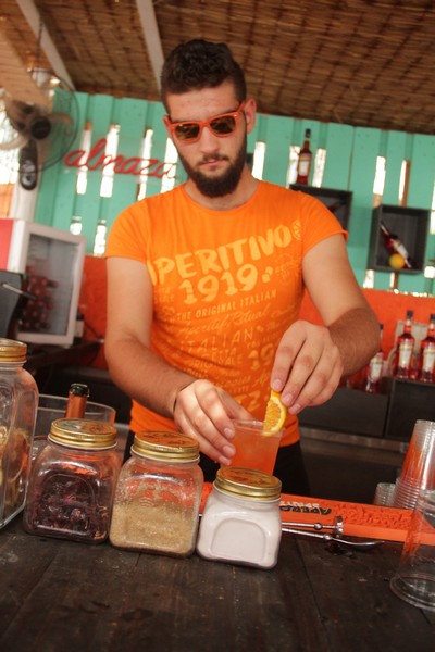 Aperol Spritz Amphibious Car