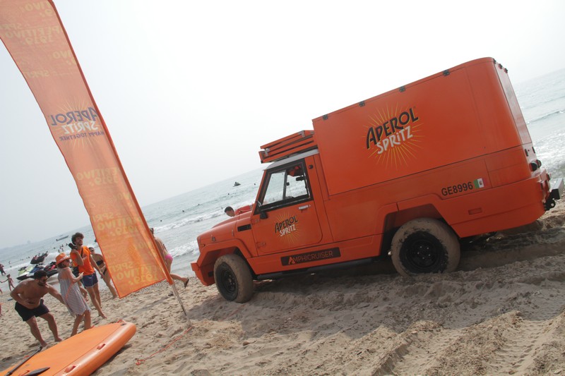 Aperol Spritz Amphibious Car