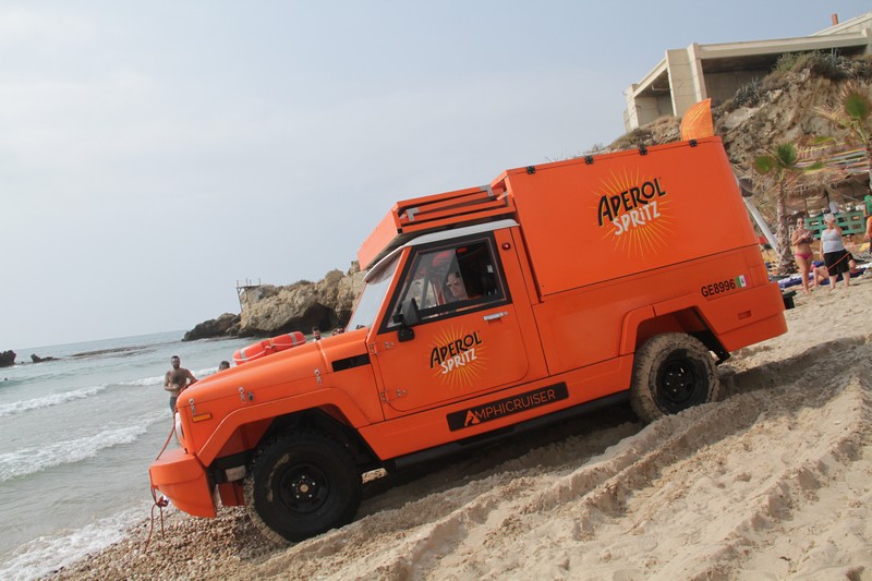 Aperol Spritz Amphibious Car