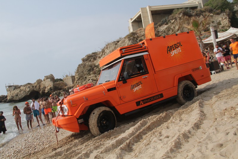 Aperol Spritz Amphibious Car