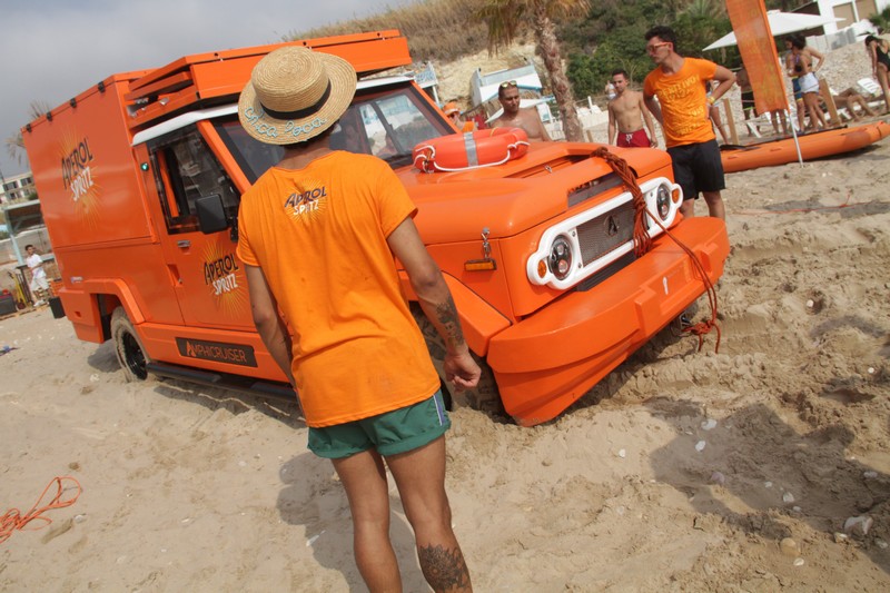 Aperol Spritz Amphibious Car