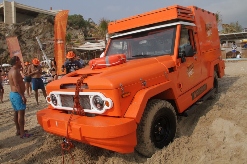 Aperol Spritz Amphibious Car