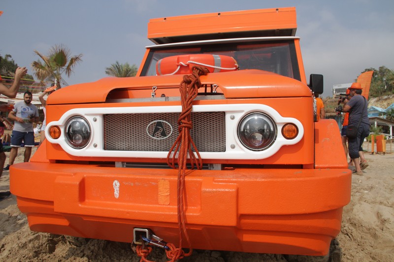 Aperol Spritz Amphibious Car