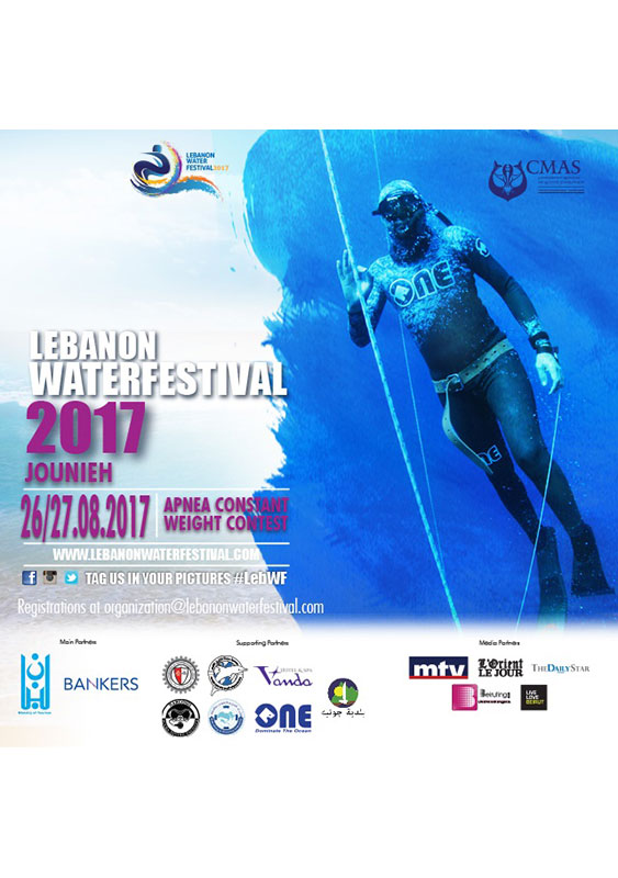Apnea Constant Weight Contest Lebanon Water Festival