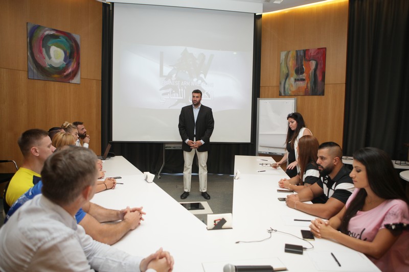Lebanese Arm Wrestling Championship Press Conference