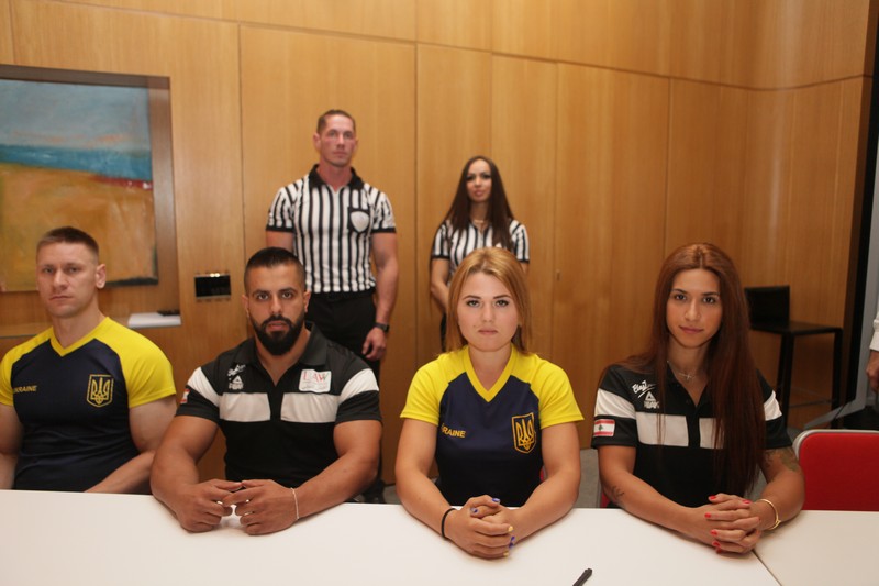 Lebanese Arm Wrestling Championship Press Conference