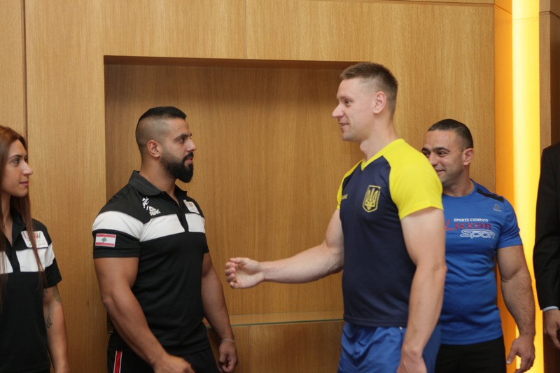 Lebanese Arm Wrestling Championship Press Conference