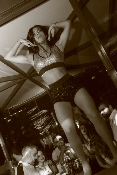 Atwork on Saturday night 