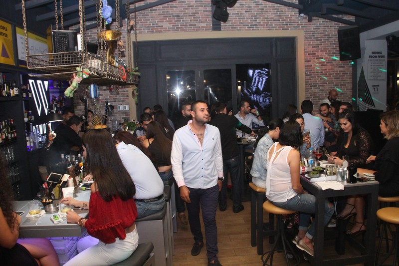 Atwork on Saturday night 