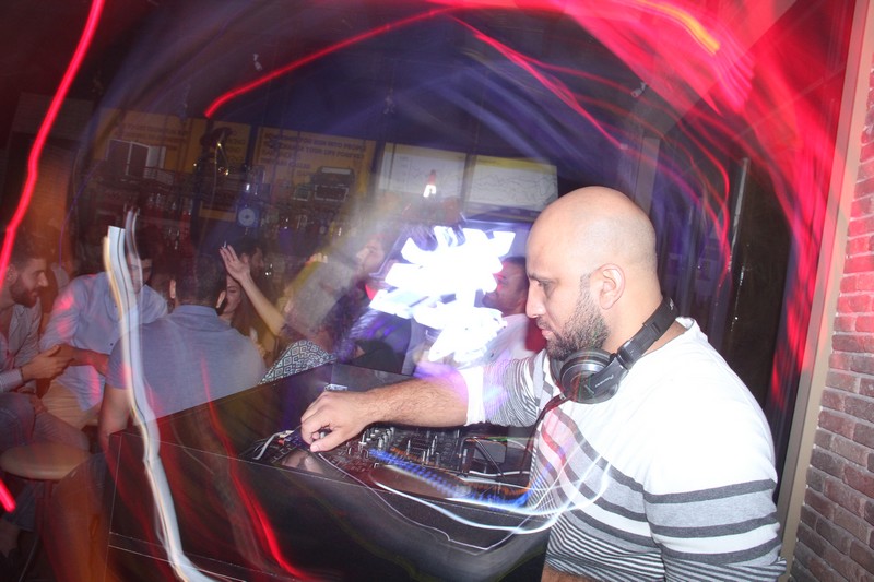 Atwork on Saturday night 