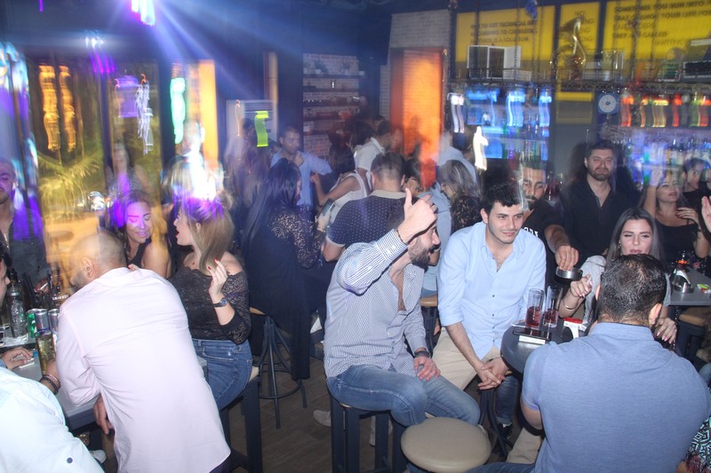 Atwork on Saturday night 