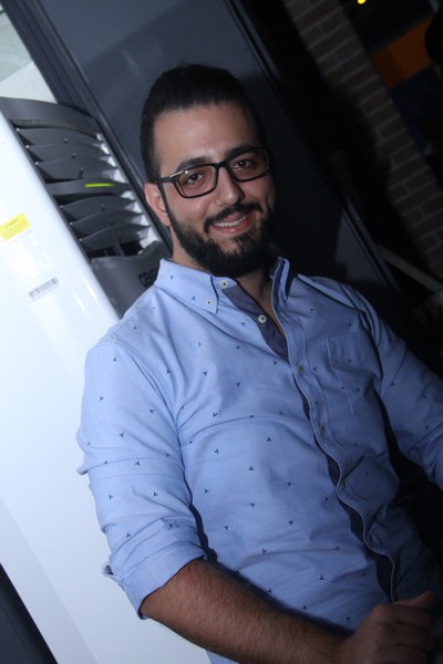 Atwork on Saturday night 