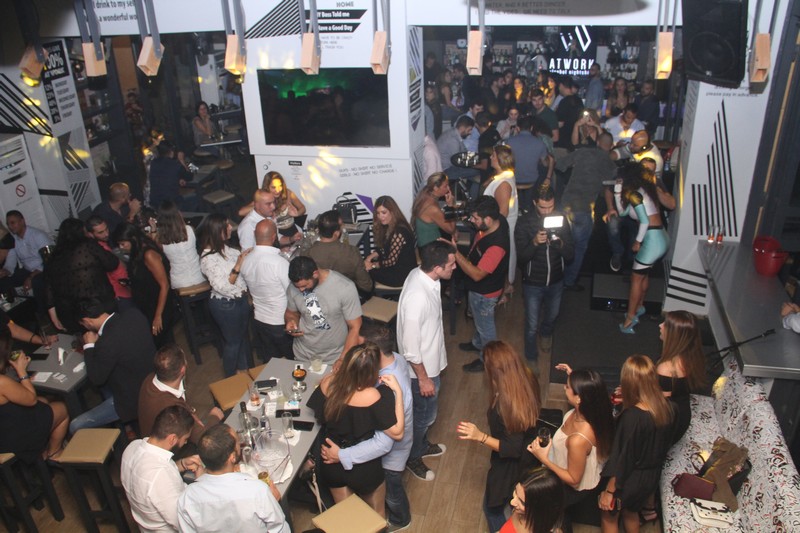 Atwork on Saturday night 