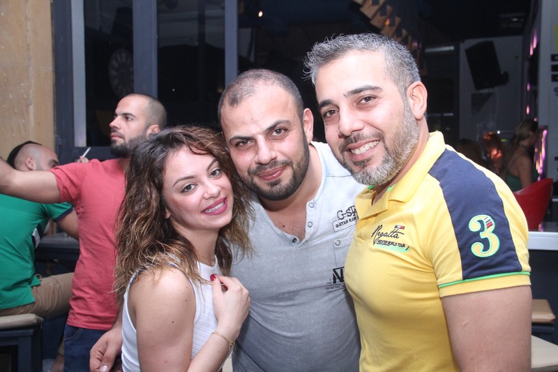 Atwork on Saturday night 