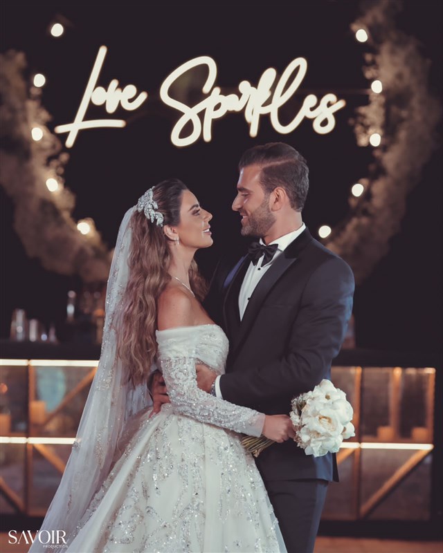 Congratulations Tania and Joe wedding classy solution by Joelle Roumi 