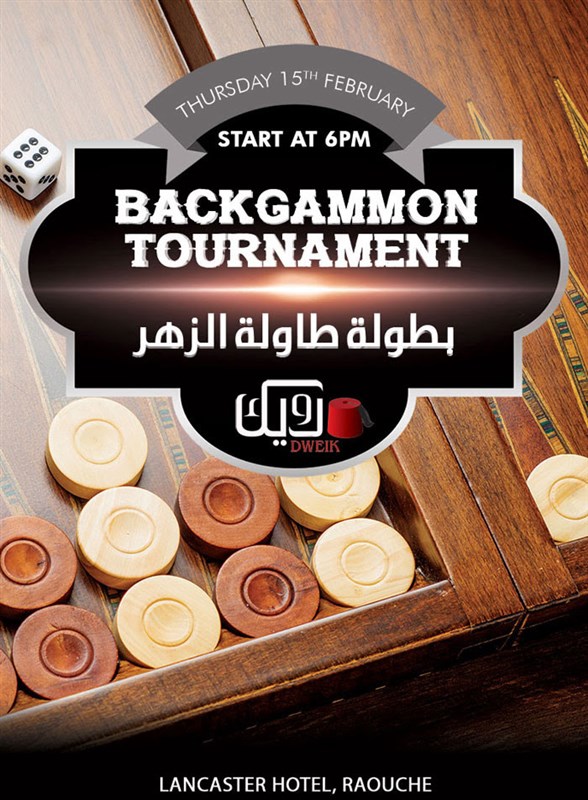 Backgammon Tournament at Lancaster Hotel