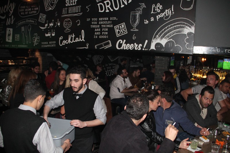 Bar 35 on Saturday Night