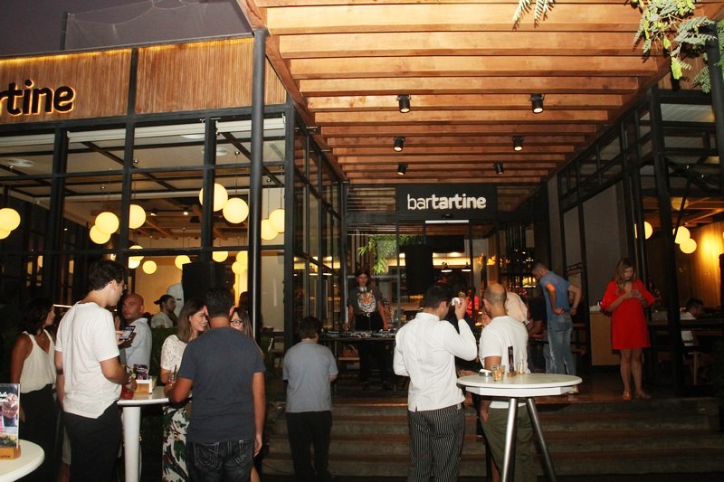 Opening of Outdoor Bar at Bartartine