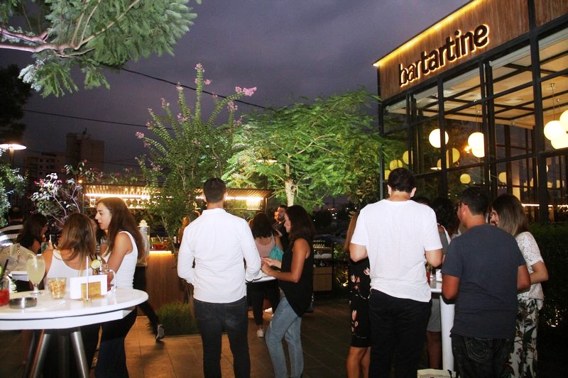 Opening of Outdoor Bar at Bartartine