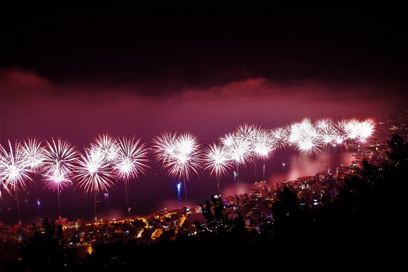 JIF Fireworks Show from Bay Lodge