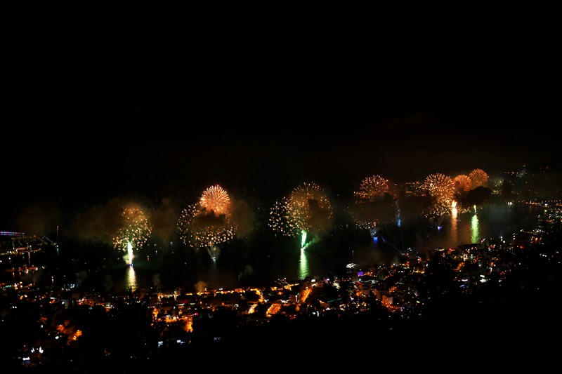 JIF Fireworks Show from Bay Lodge