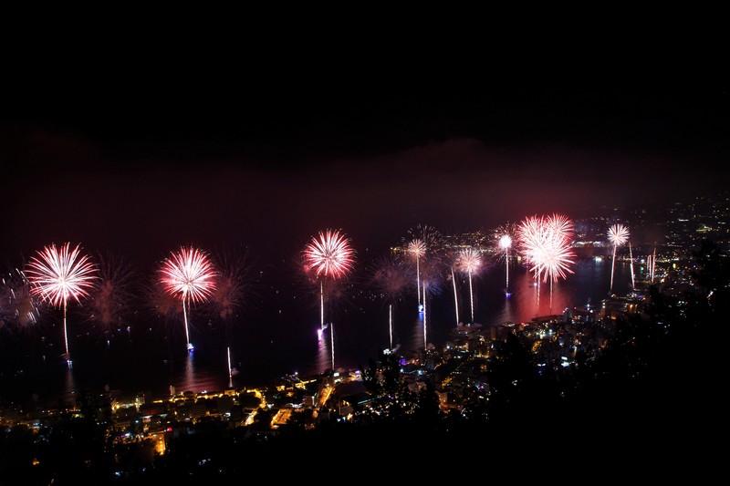 JIF Fireworks Show from Bay Lodge