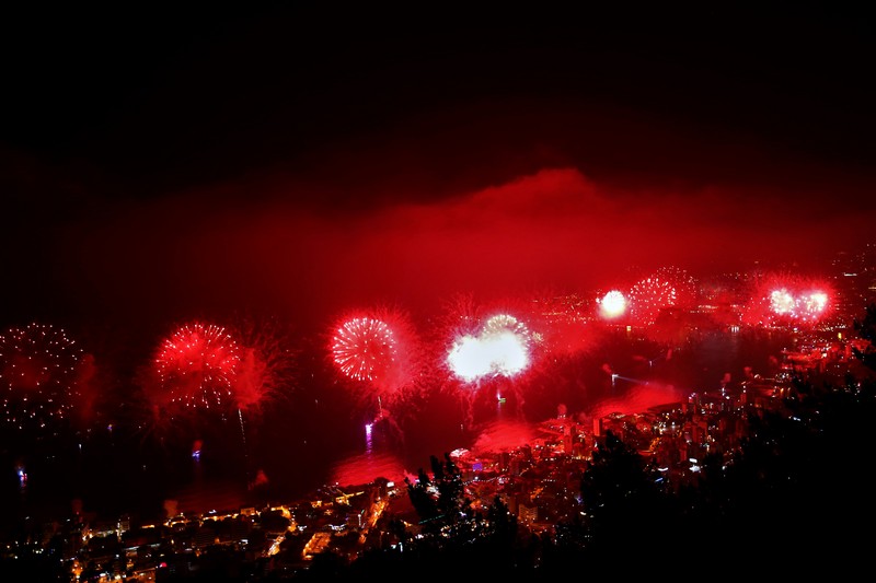 JIF Fireworks Show from Bay Lodge