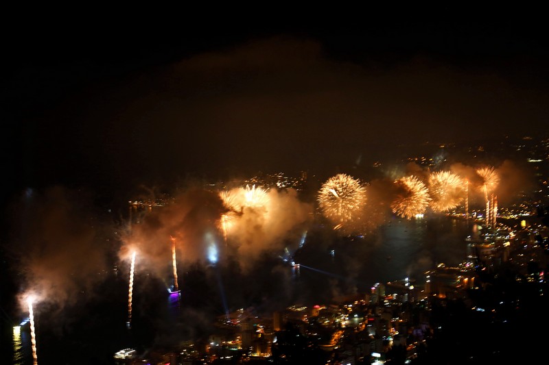 JIF Fireworks Show from Bay Lodge