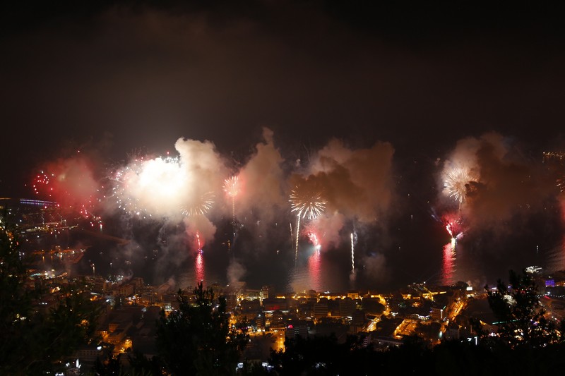 JIF Fireworks Show from Bay Lodge