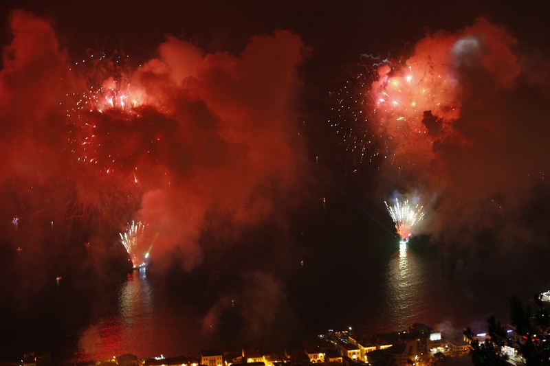 JIF Fireworks Show from Bay Lodge