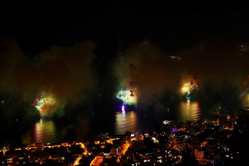 JIF Fireworks Show from Bay Lodge
