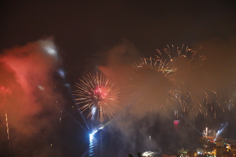 JIF Fireworks Show from Bay Lodge