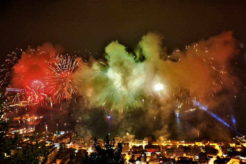 JIF Fireworks Show from Bay Lodge