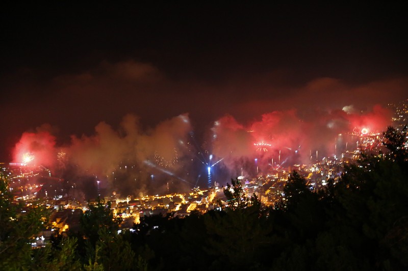 JIF Fireworks Show from Bay Lodge