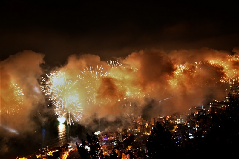 JIF Fireworks Show from Bay Lodge
