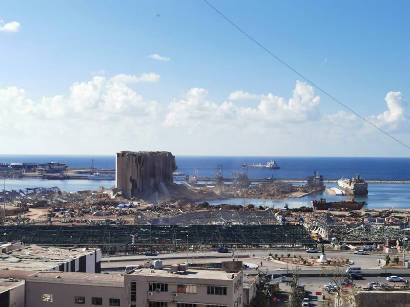 Beirut Port Explosion pictures 