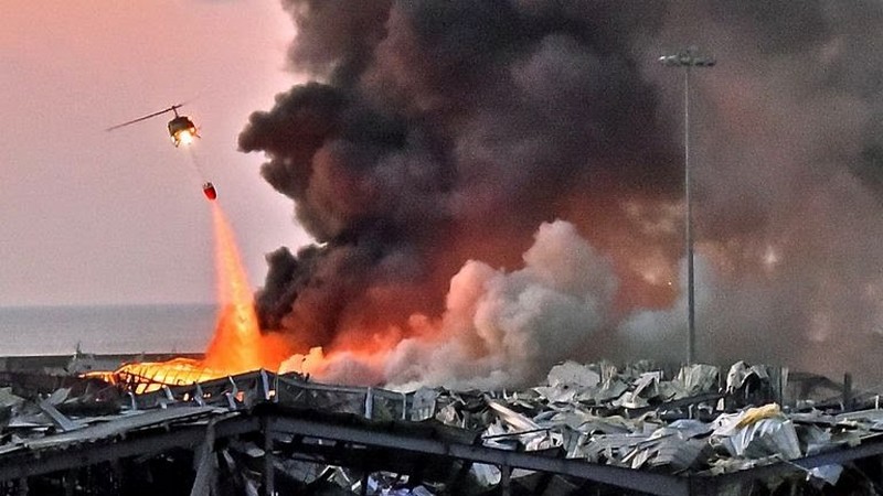 Beirut Port Explosion pictures 