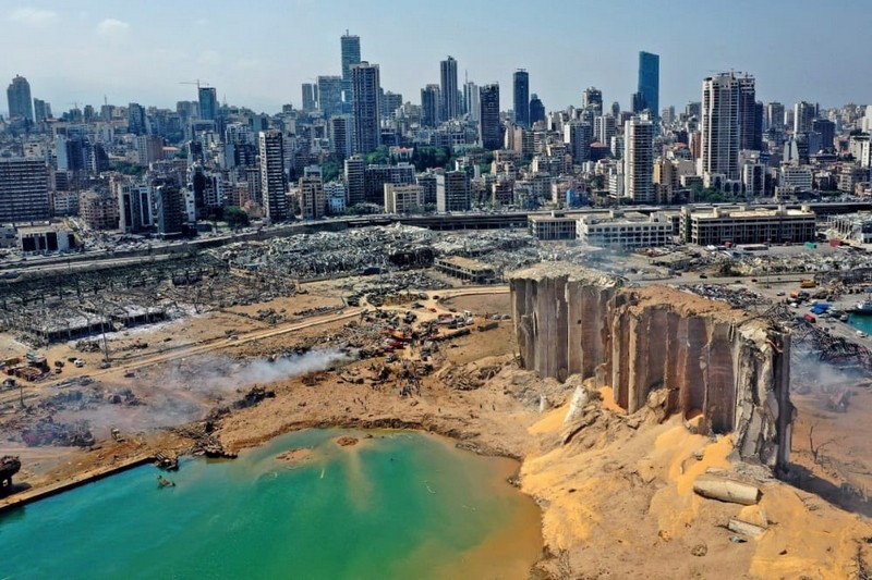 Beirut Port Explosion pictures 