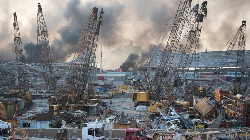 Beirut Port Explosion pictures 