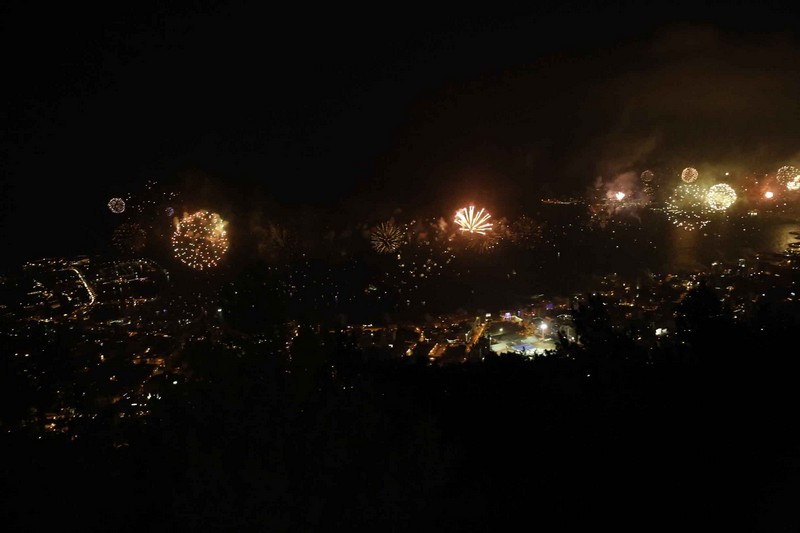 Jounieh Fireworks Show from Bay Lodge