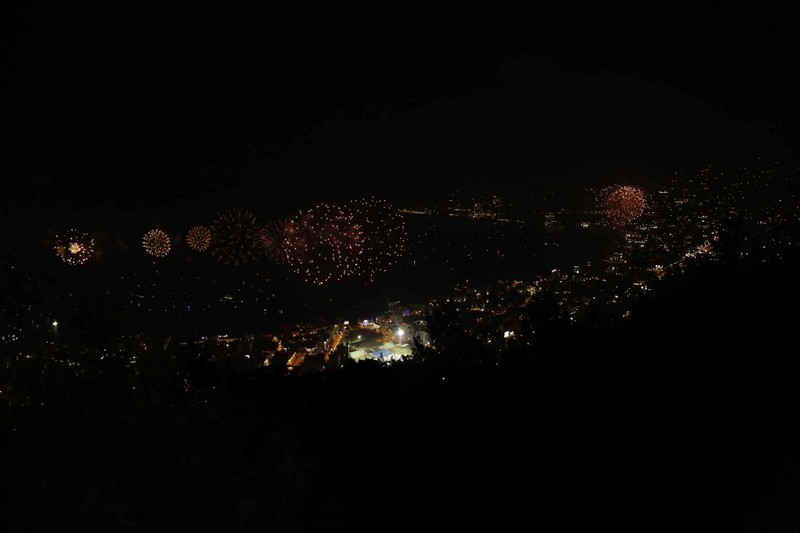 Jounieh Fireworks Show from Bay Lodge