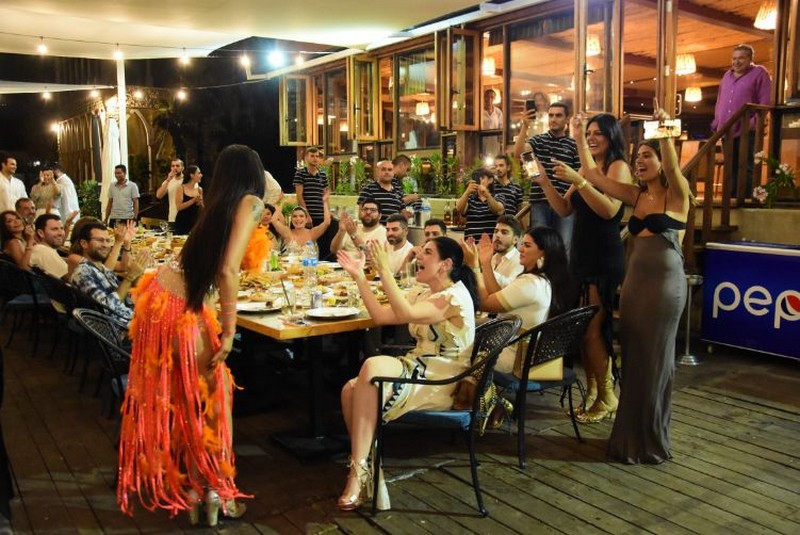 Wedding ceremony at Chez Walid Restaurant
