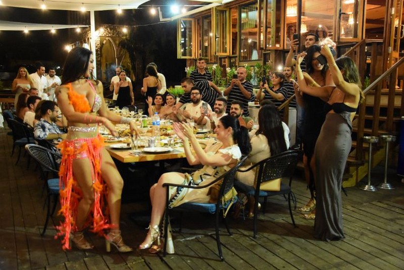 Wedding ceremony at Chez Walid Restaurant