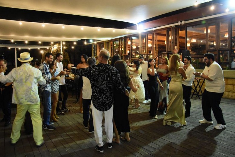 Wedding ceremony at Chez Walid Restaurant