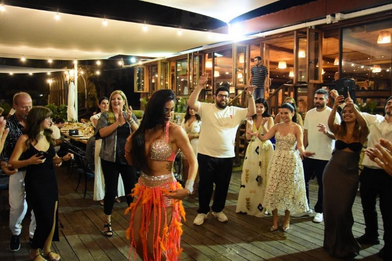Wedding ceremony at Chez Walid Restaurant