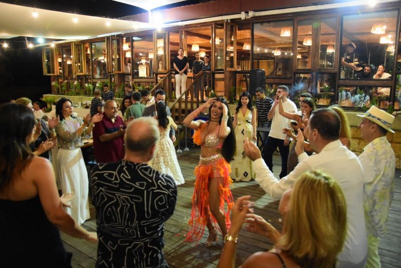 Wedding ceremony at Chez Walid Restaurant