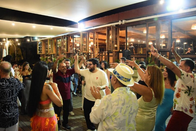 Wedding ceremony at Chez Walid Restaurant
