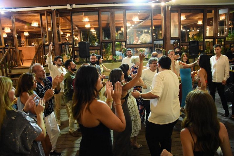 Wedding ceremony at Chez Walid Restaurant